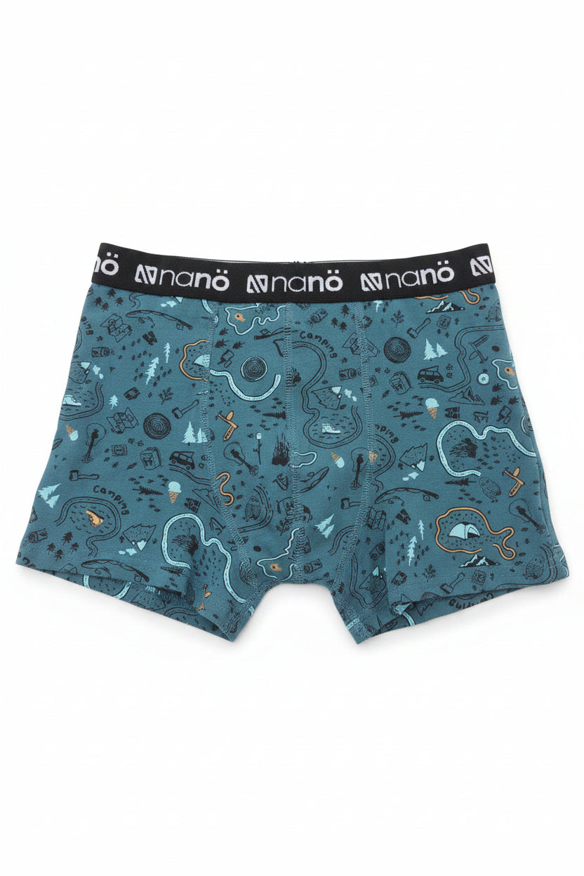 Boxer Nanö -Motif Camping