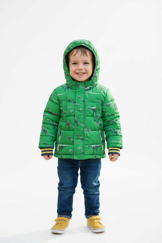 Manteau d’hiver dino - Vert