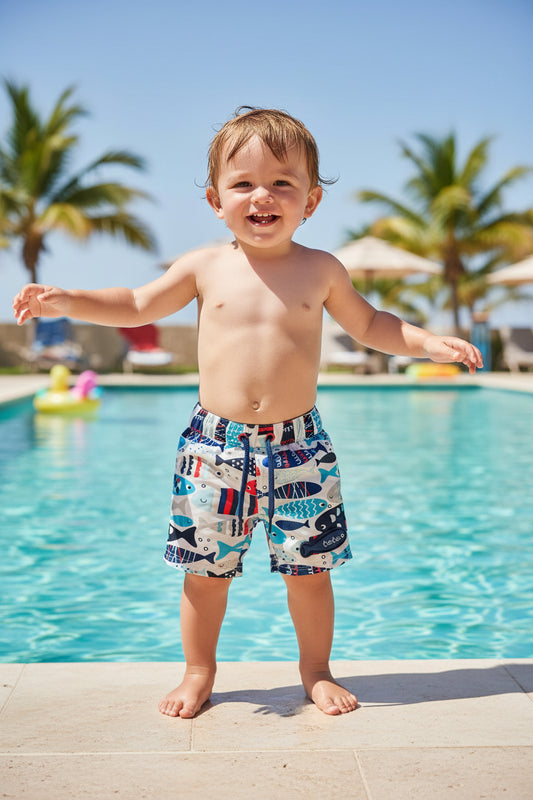 Short Maillot Poissons