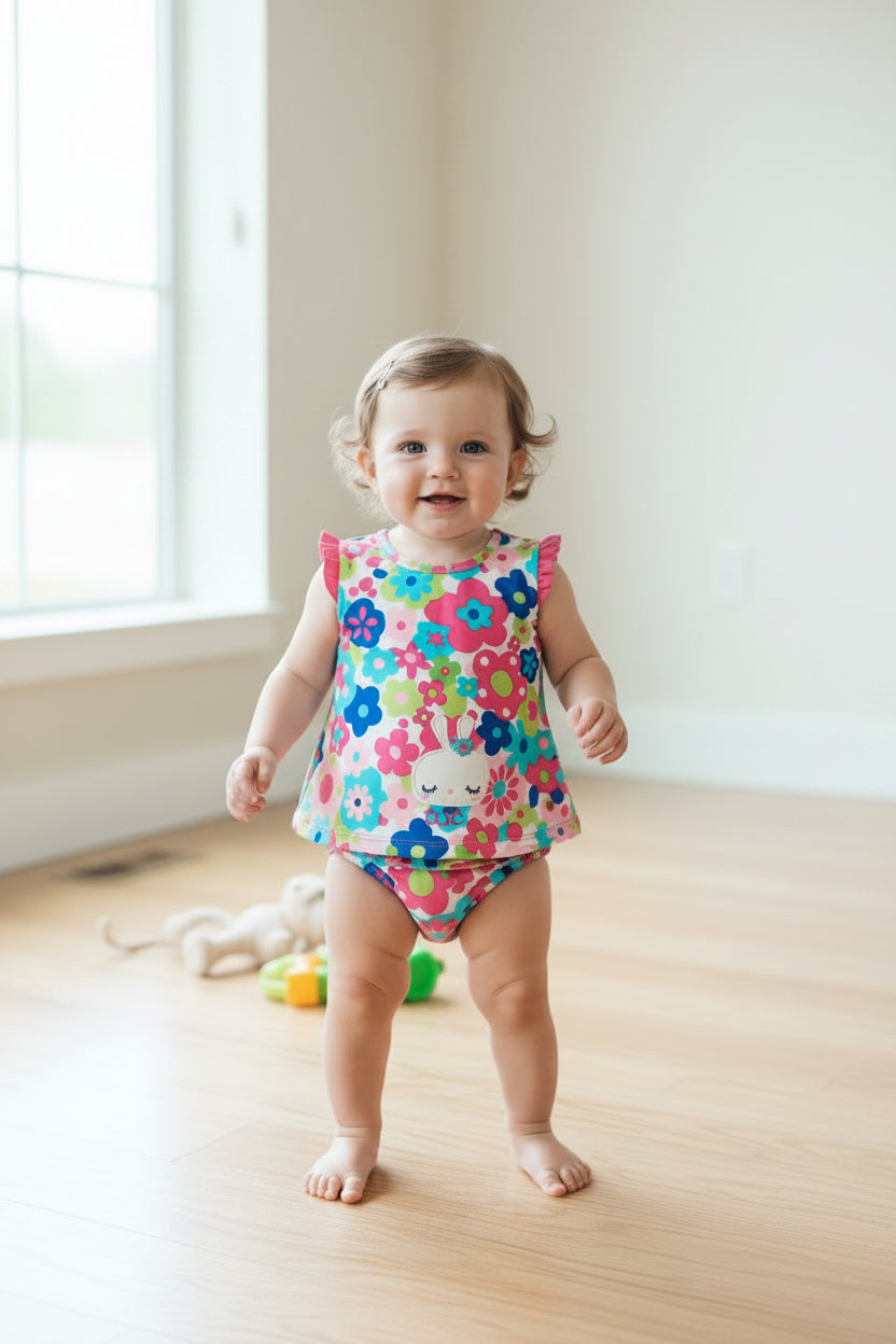 Maillot de bain Lapine fleuri