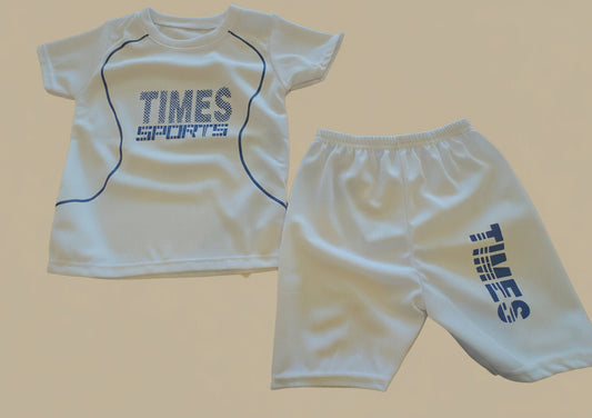 Ensemble Times Sport Couleur Blanc