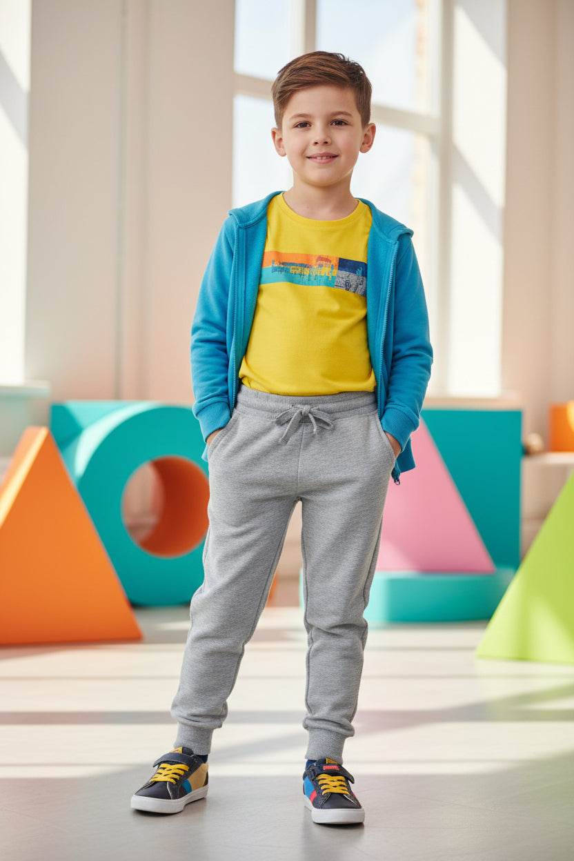 Pantalon Jogger Gris Clair