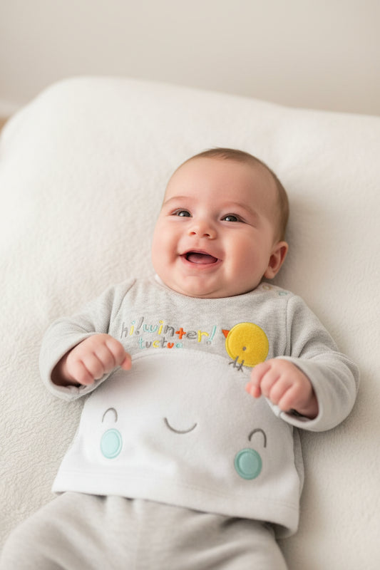 Chandail bébé “Hi Winter" 3D !