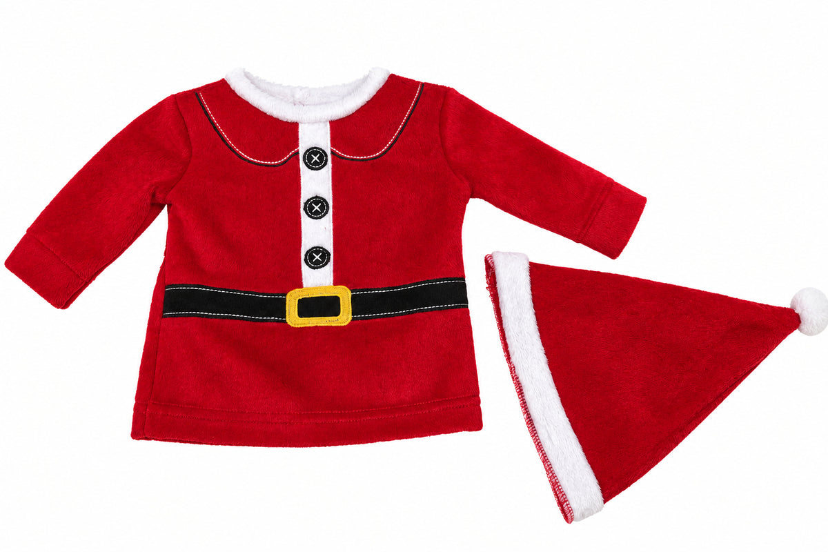Chandail et tuque de père Noël pour bébé