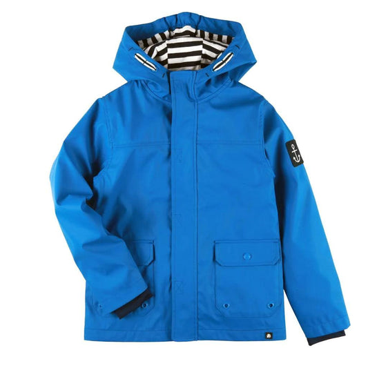 Conifere Imperméable garçon rayé bleu