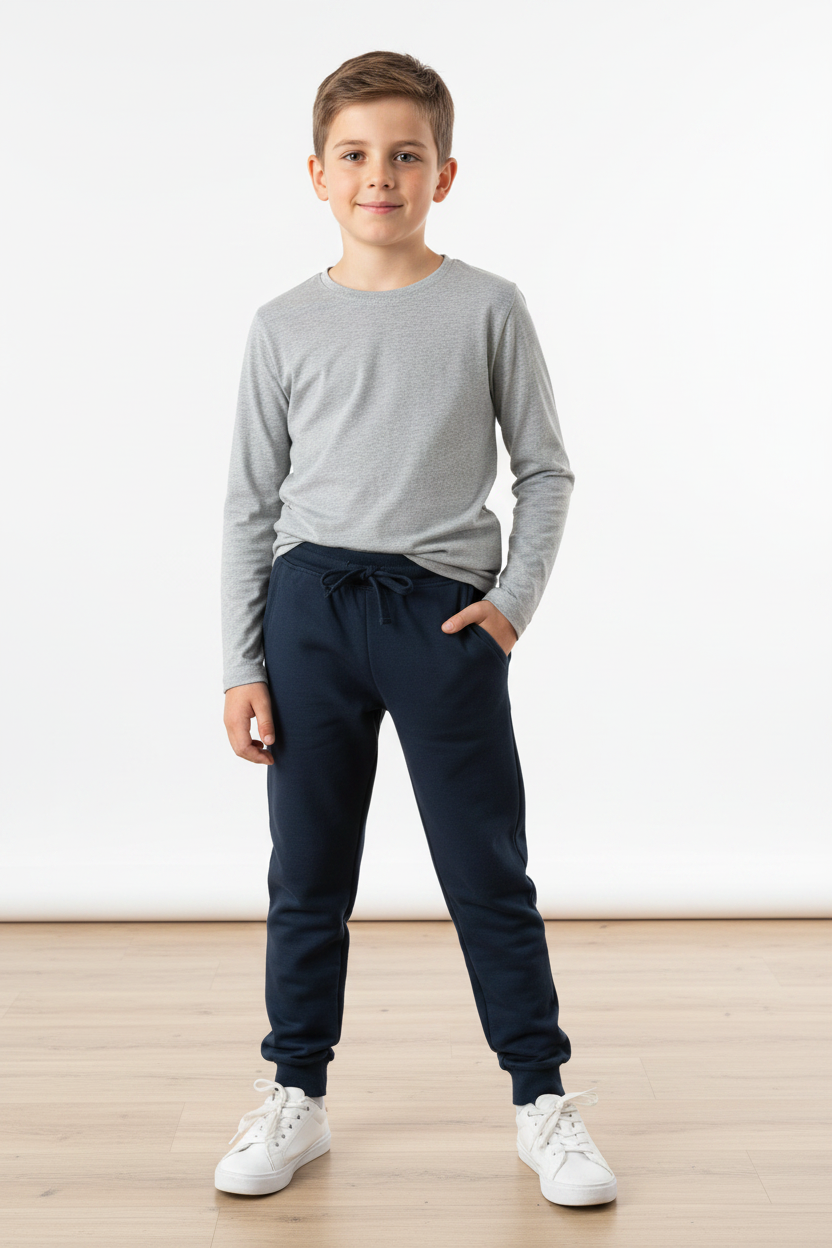 Pantalon Jogger Bleu Marin