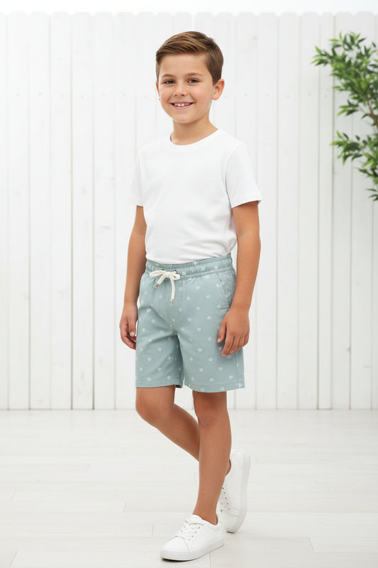 Maillot vert imprimé à flèche blanche