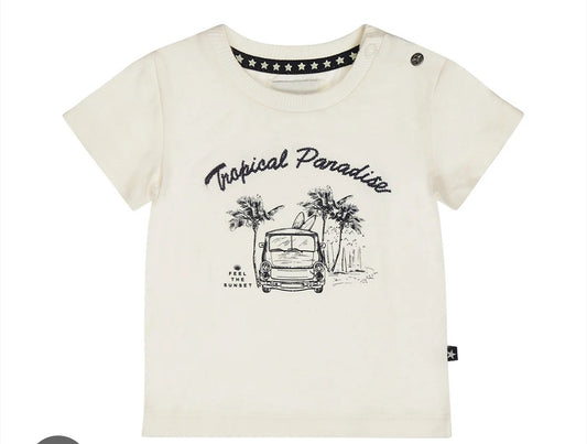 T-shirt Tropical Paradise -Dirkje