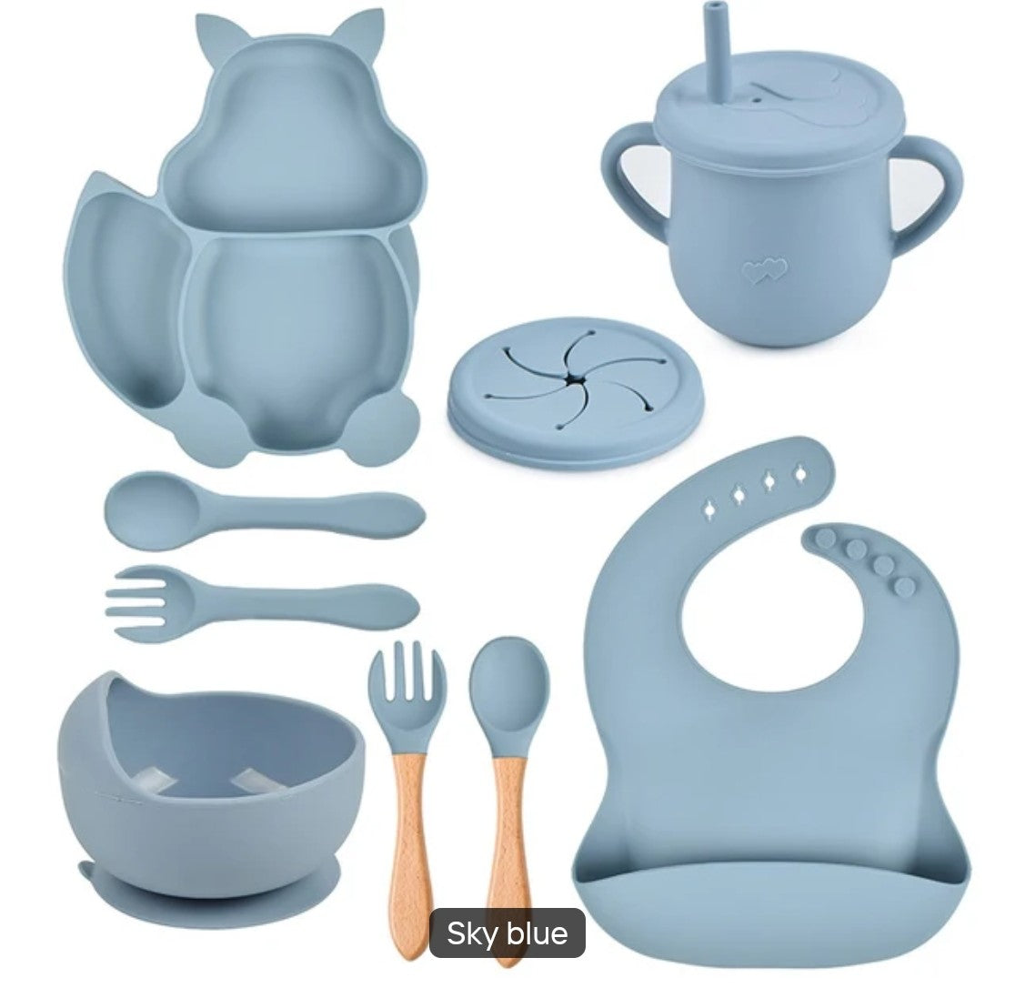Ensemble de vaisselles en silicone