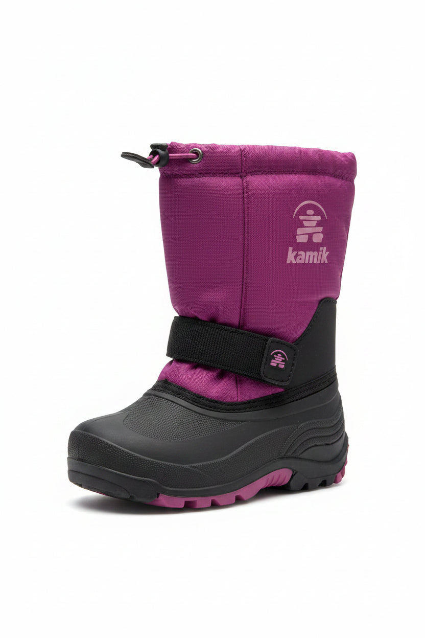 Botte de Neige Kamik -Mauve et Noir