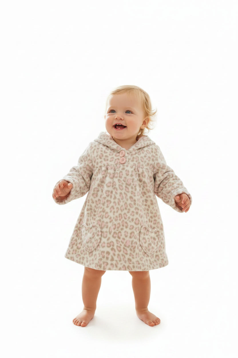 Robe Léopard Rose & Blanc