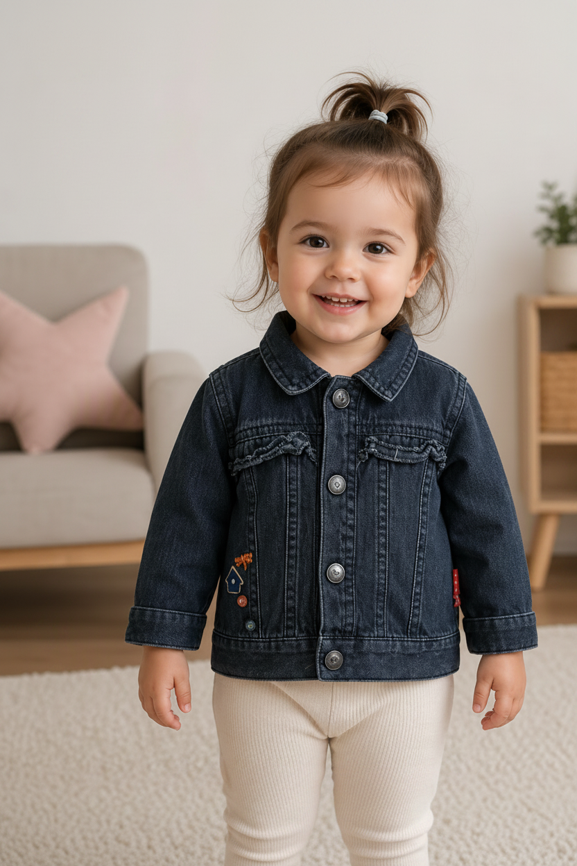 Vestes en Jeans Noire