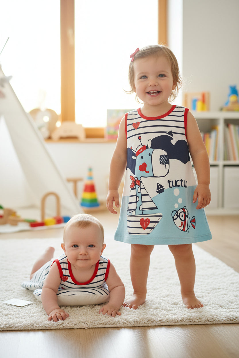 Robe Voilier à la Mer