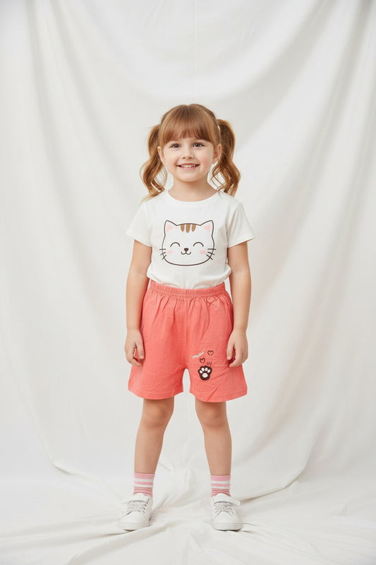 Short Corail patte de chat
