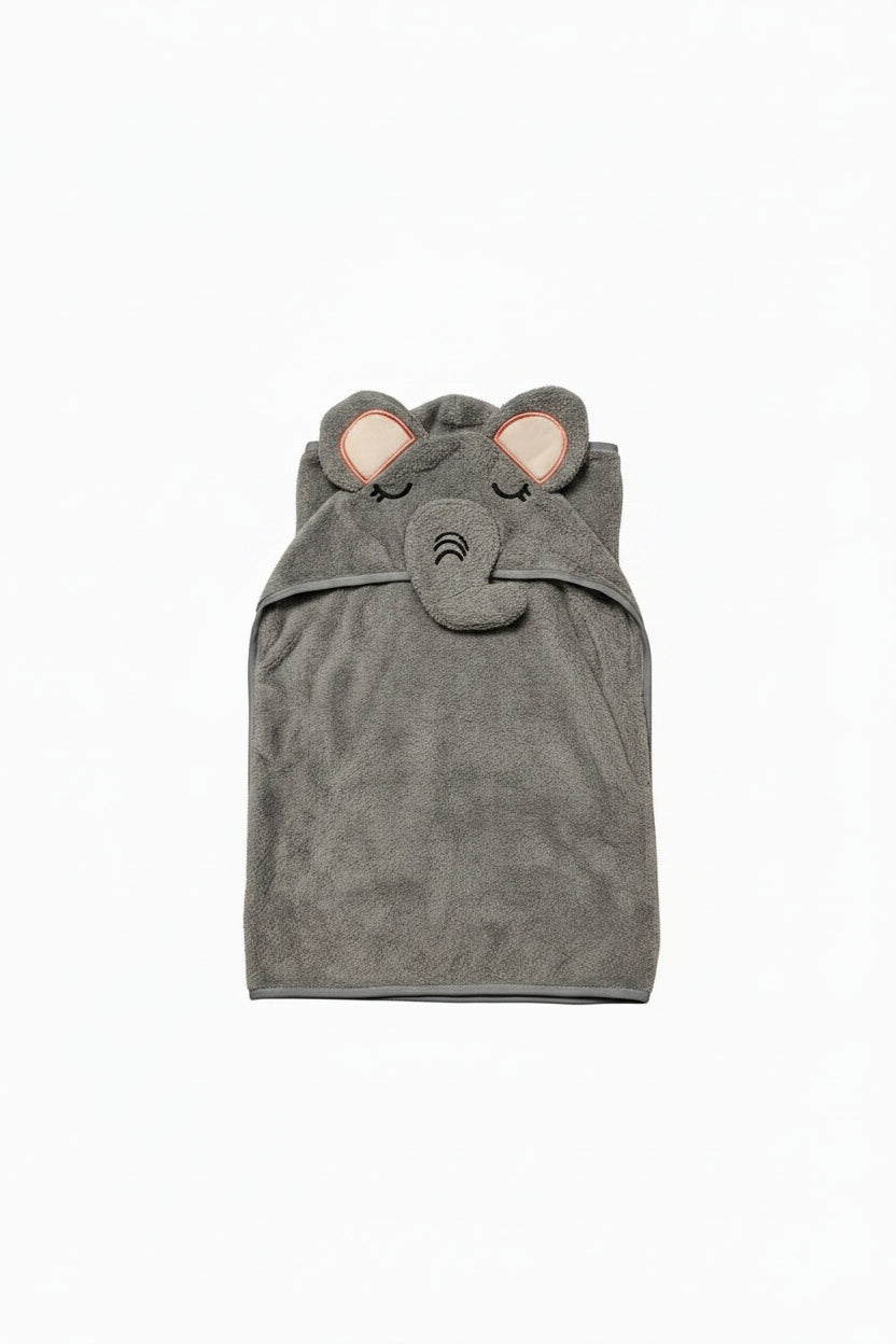 Serviette de bain capuchon -Élephant