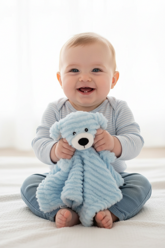 Couverture de sécurité – Petit chien bleu