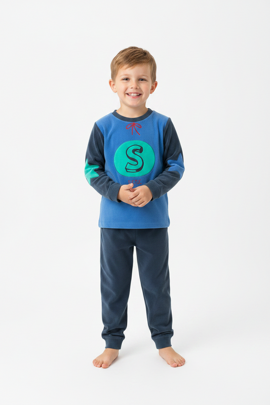 Pyjama Super‑Héros 3 pièces – avec cape détachable