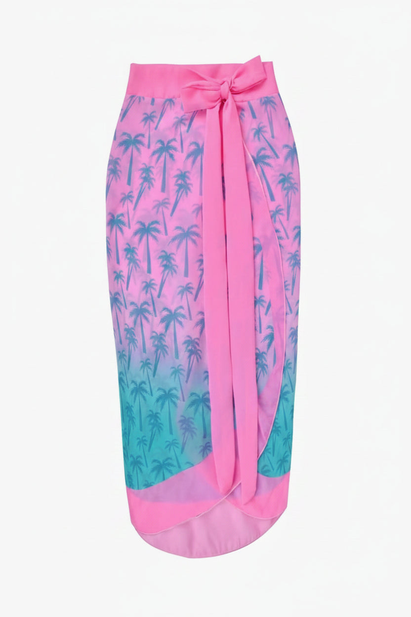 Maillot de Bain 3 pièces Top et Culotte de Bikini + Paréo