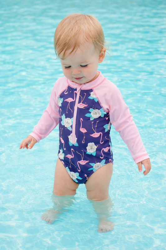 Maillot de Bain -Modèle Flamant Rose