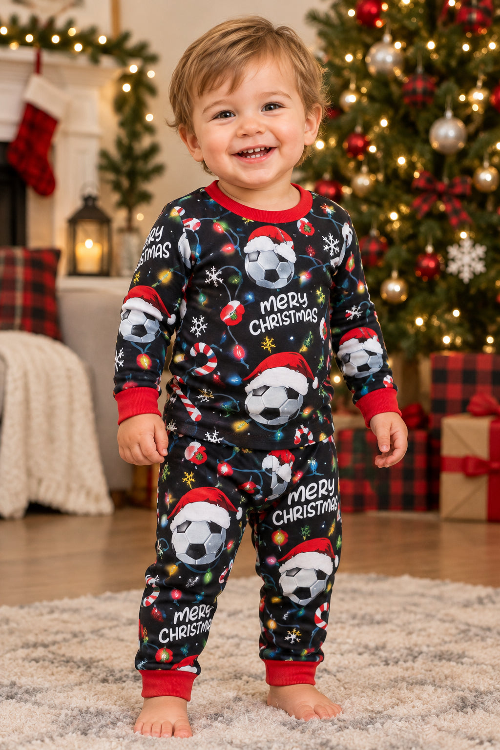 Pyjama de Noël-Soccer