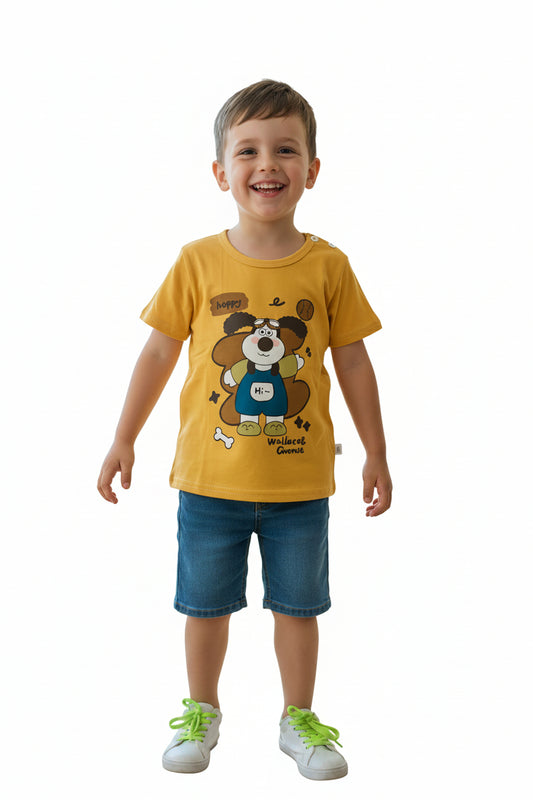 Chandail Jaune Chien
