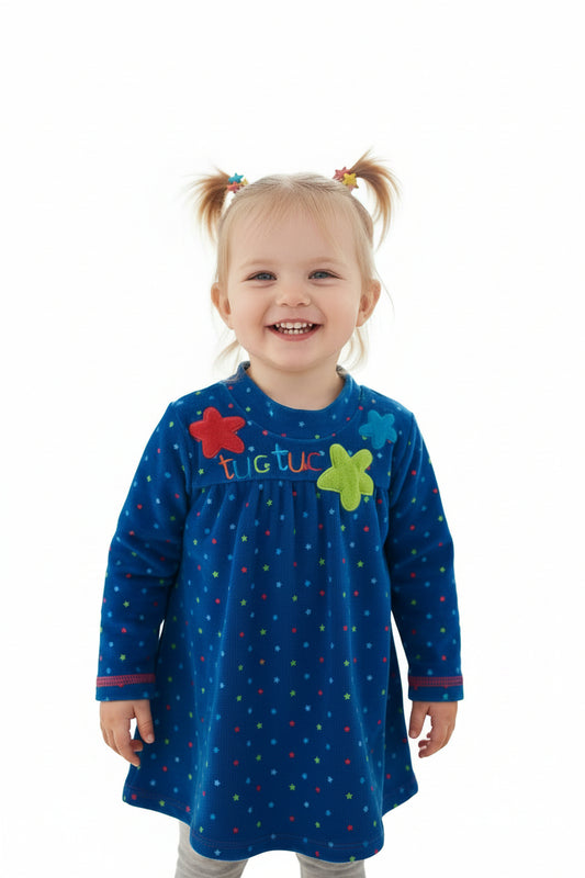 Robe Bleu- Étoilés TucTuc