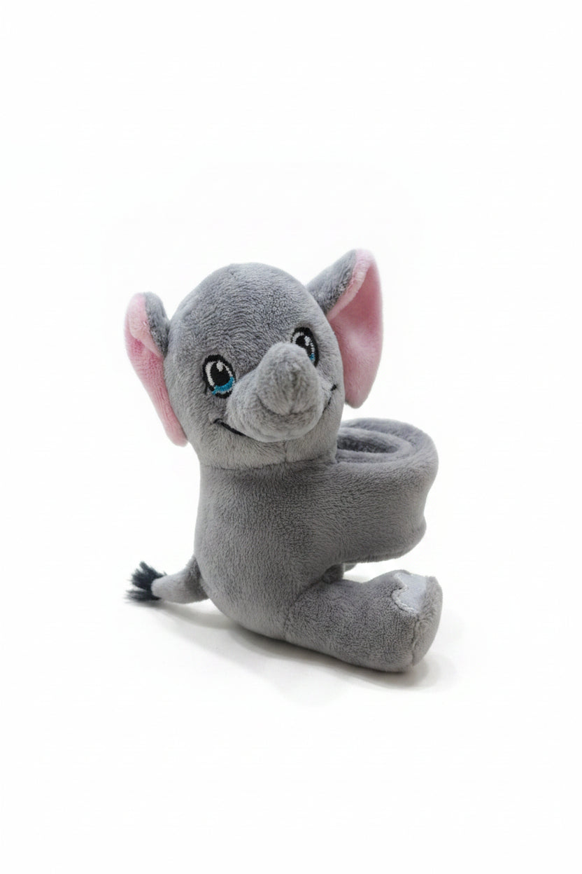 Bracelet Peluche Éléphant - 8 pouce
