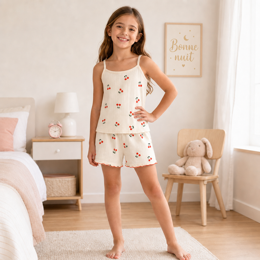 Pyjama 2 pièces -Modèle Cerise