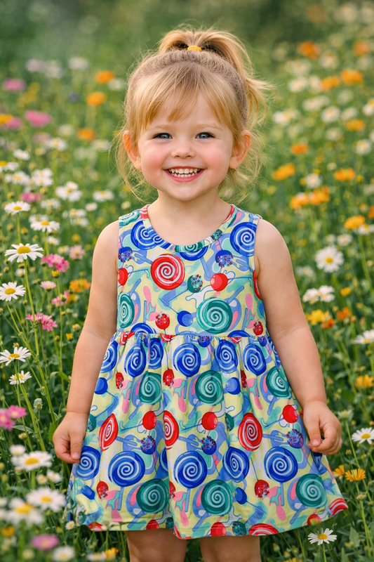 Robe Sucettes Gourmandes – Multicolore