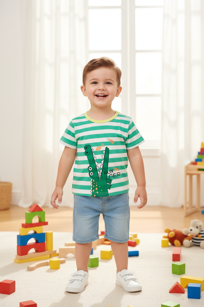 T-shirt Crocodile à Faim