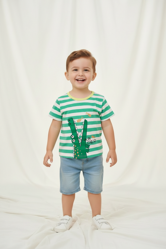 T-shirt Crocodile à Faim