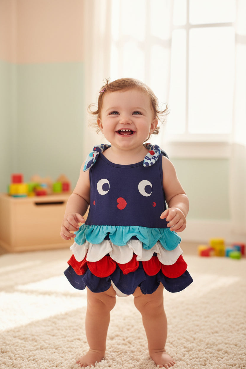 Robe Poissons a volant adorable