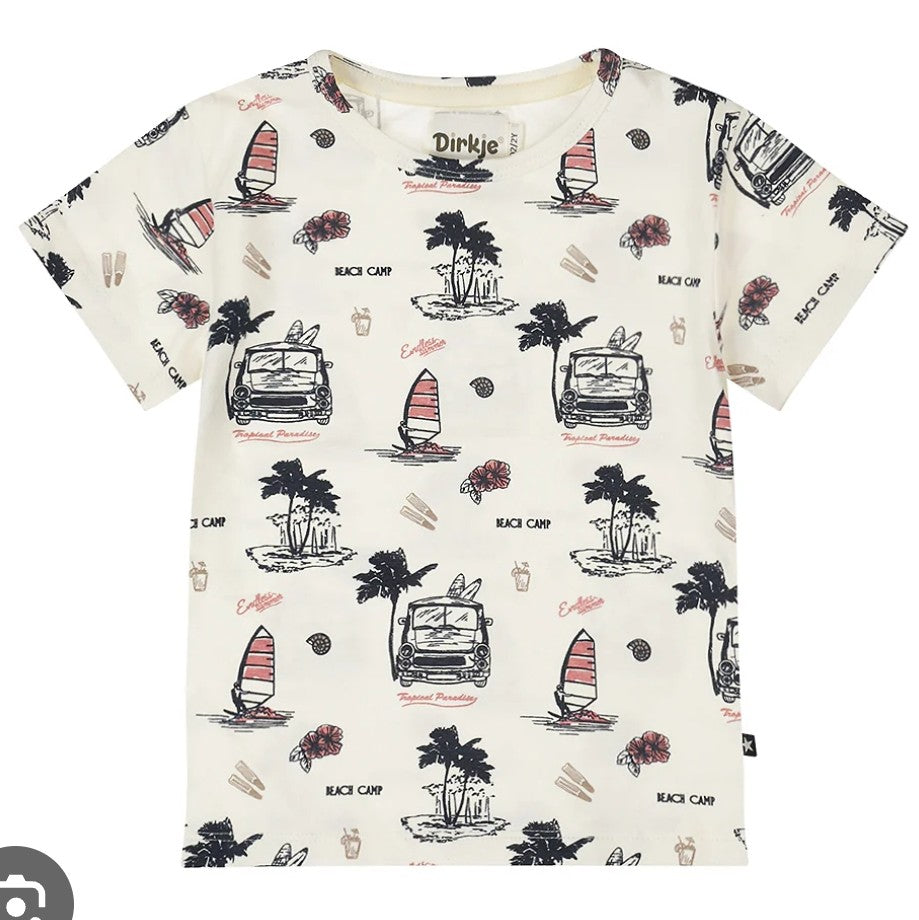 T-shirt Tropical Beach Camp -Dirkje