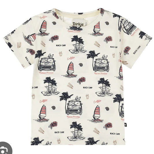 T-shirt Tropical Beach Camp -Dirkje