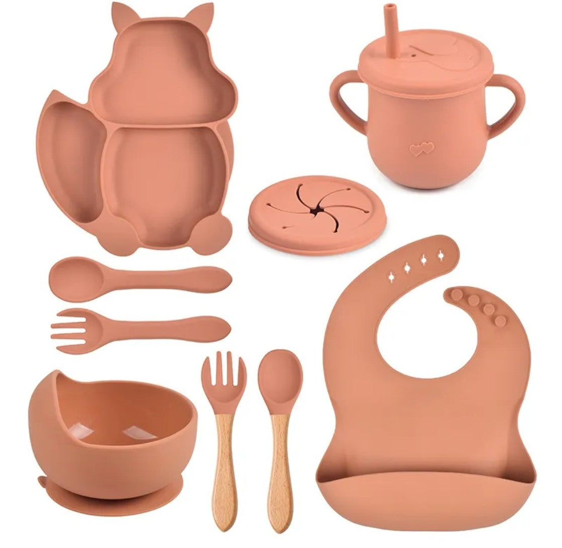 Ensemble de vaisselles en silicone