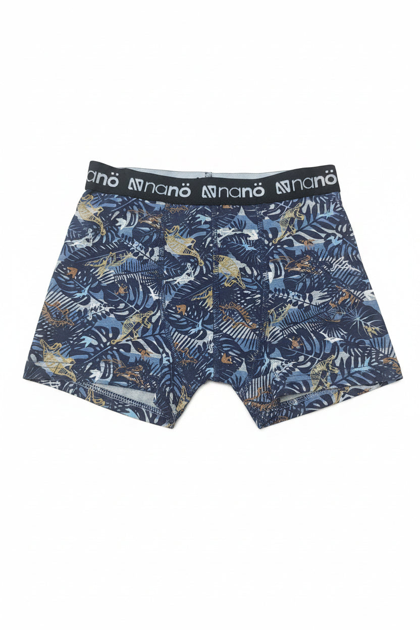 Boxer Nanö - Motif feuillage&dino