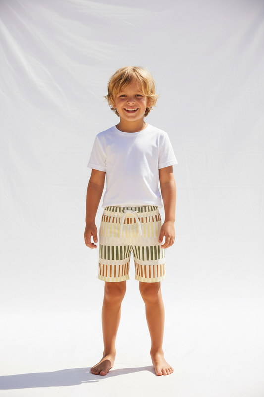Short Maillot – Rayures estivales- Koko Noko