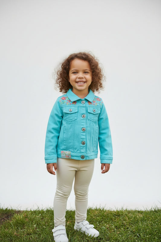 Manteau de jeans - Bleu ciel