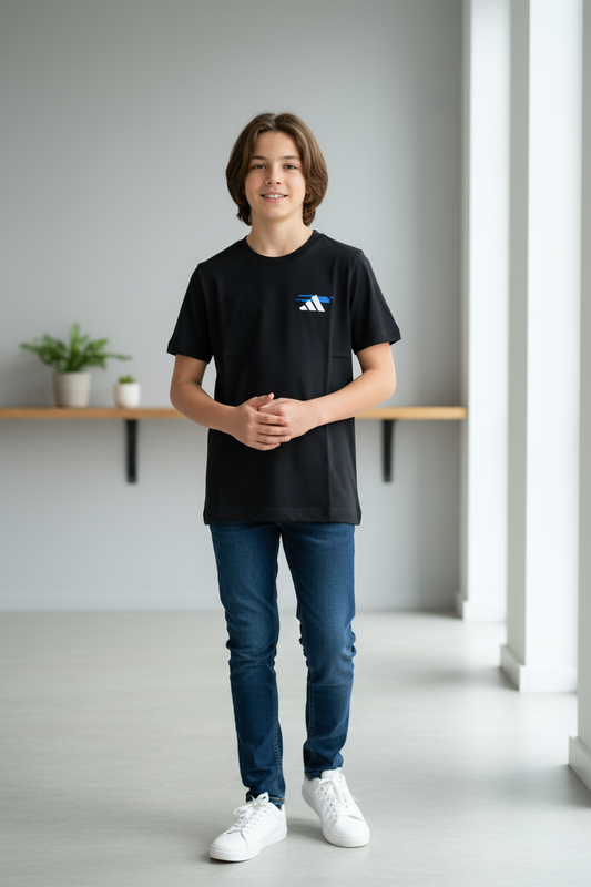 T-shirt Graphique Gaming Noir -
