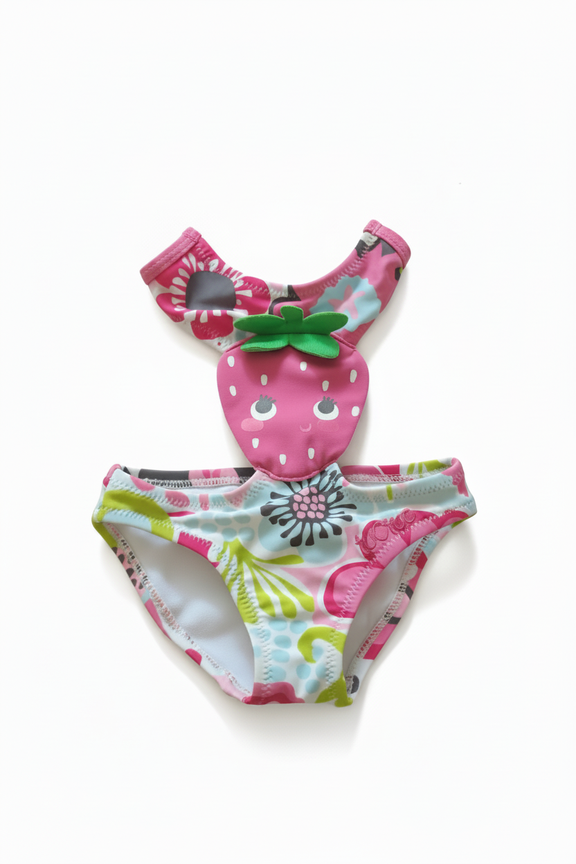 Maillot 1 pièce Grande Fraise