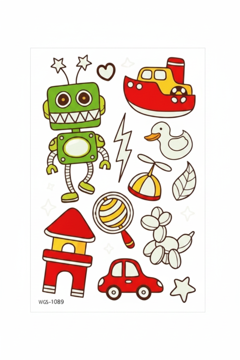Tattoo Fluorescent Les Folies Frimousses