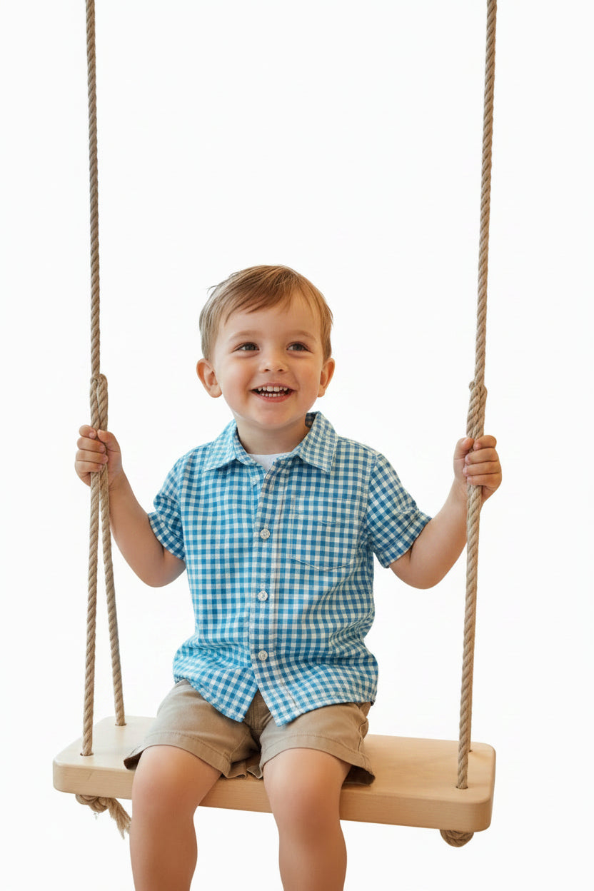 Chemise a carreaux bleu
