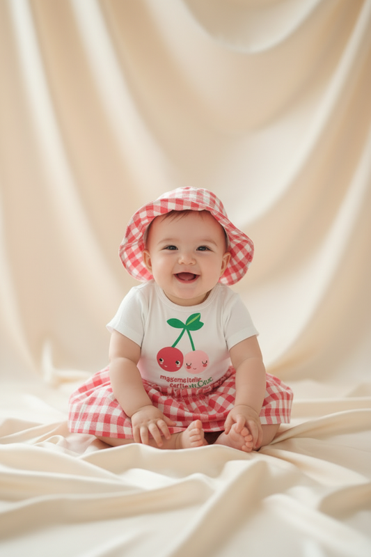 Robe Mademoiselle Cerise + la culotte