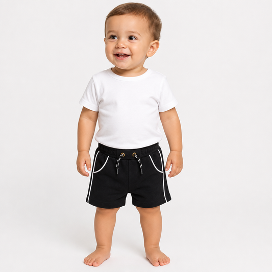 Short Jogger à bandes