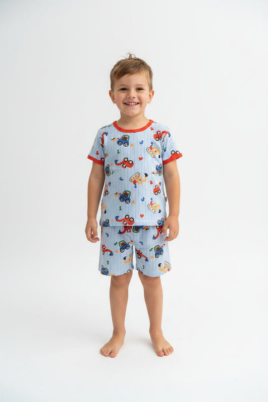 Pyjama D'éte Tracteurs