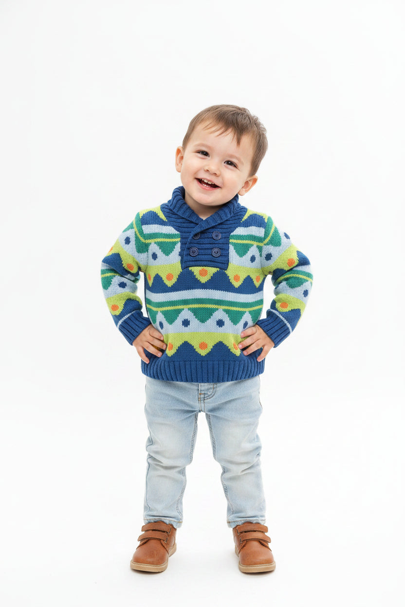 Pull à col Style polo