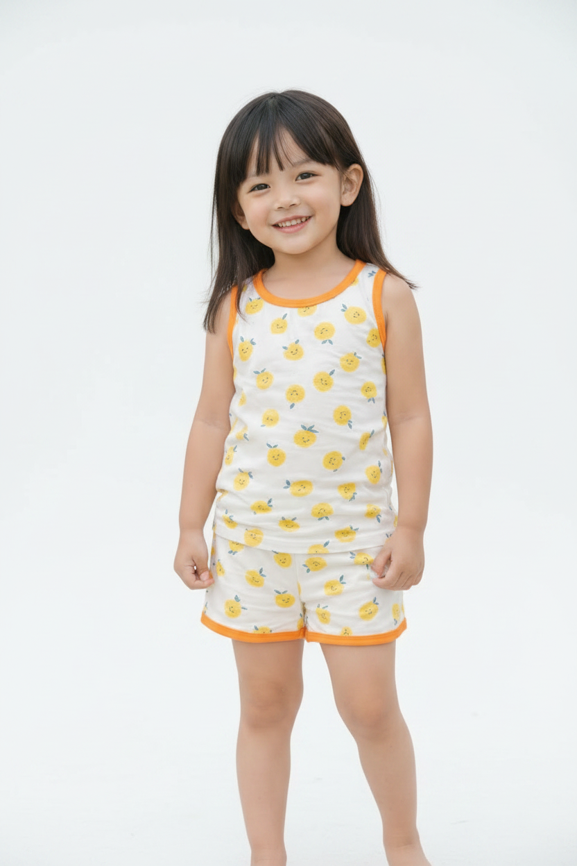 Pyjama léger motif Citron