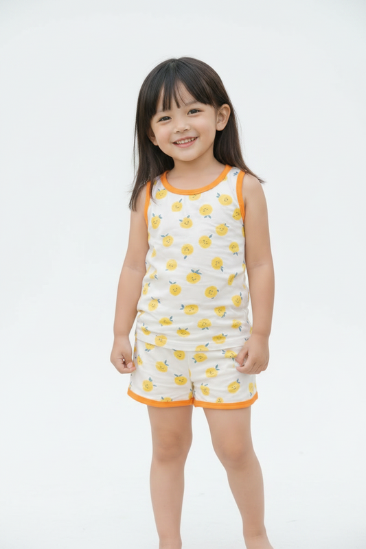 Pyjama léger motif Citron