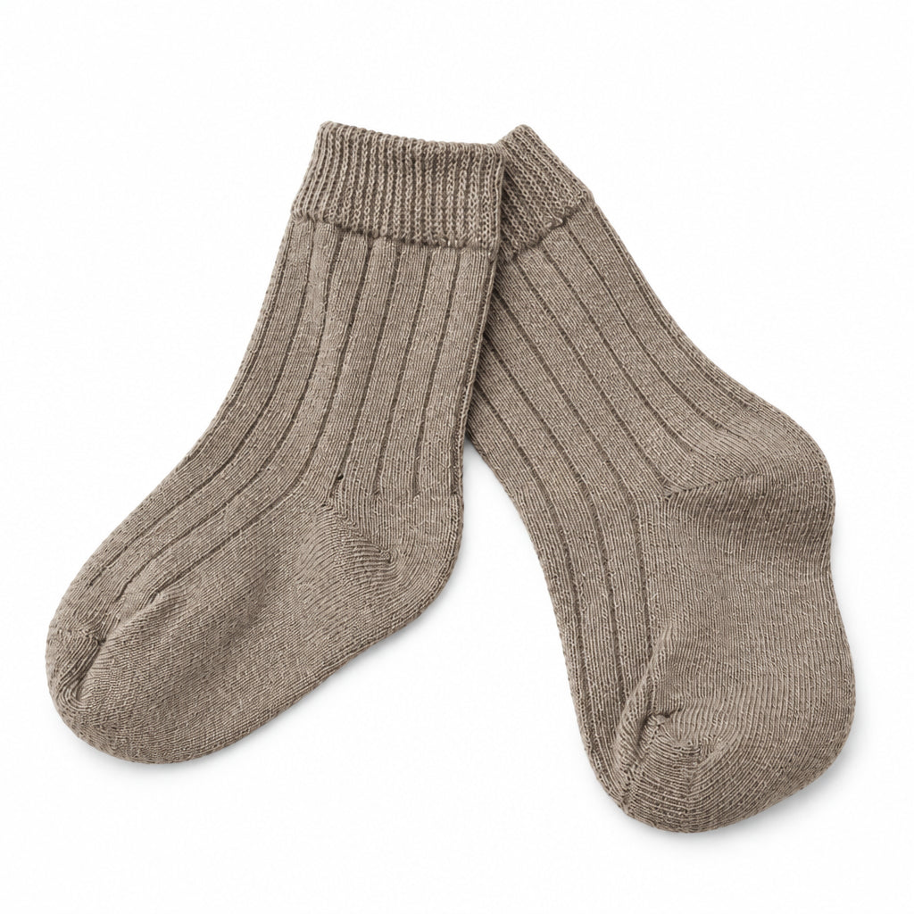Bas beige foncé
