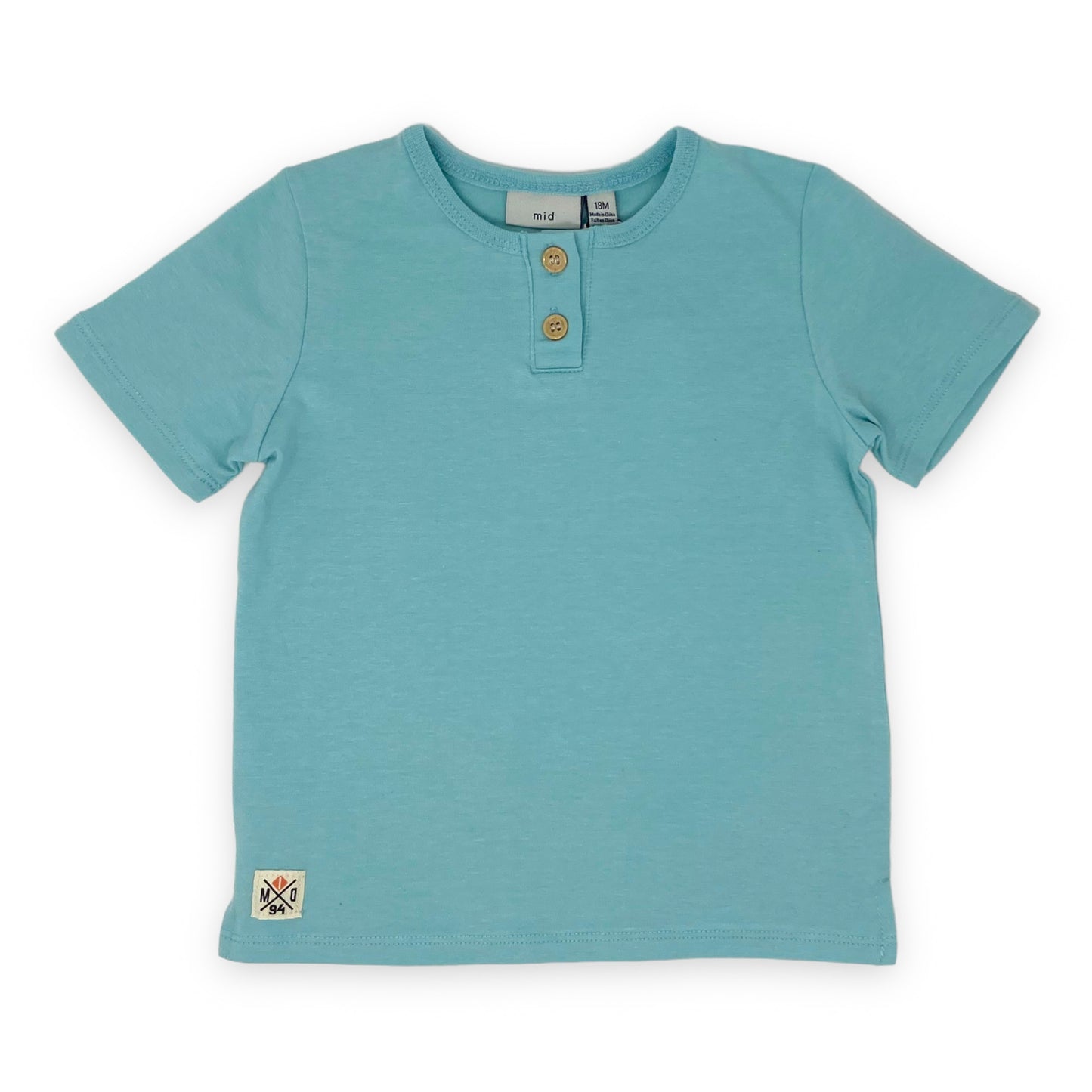 T-shirt à col boutonné